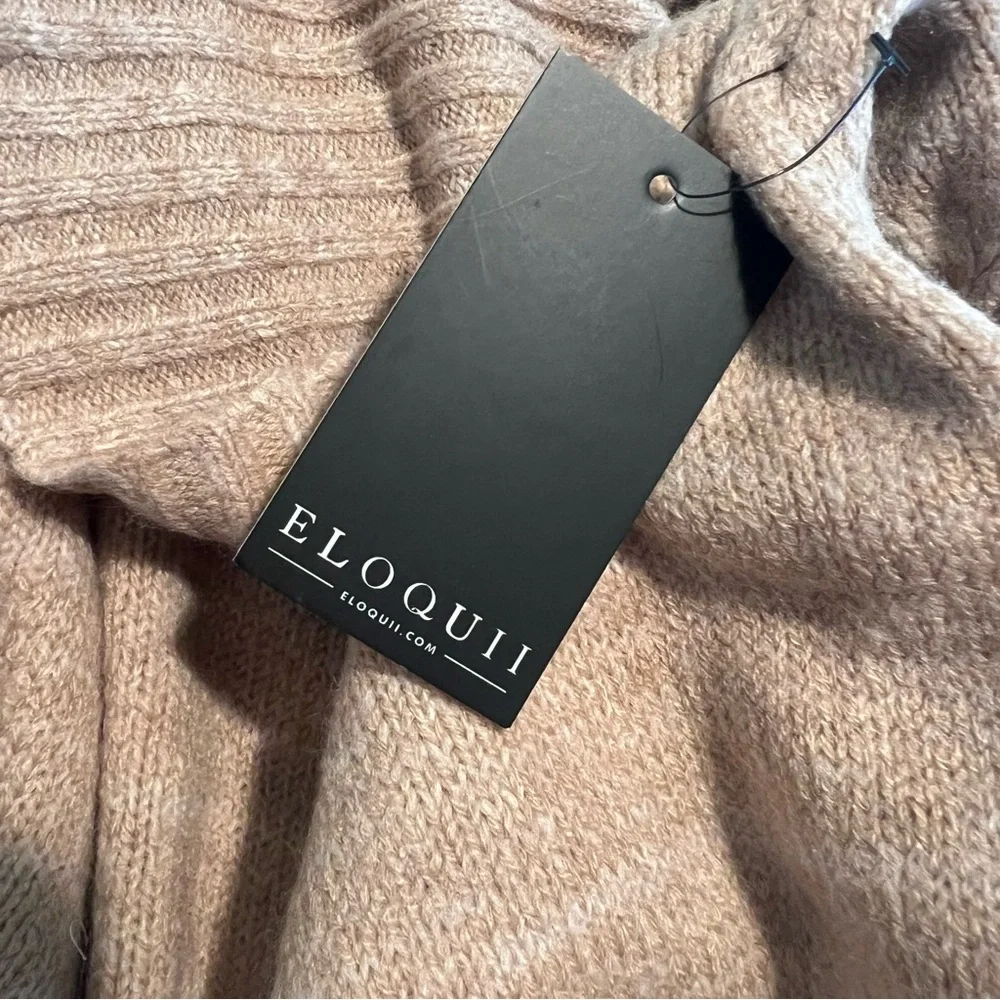 ELOQUII Off The Shoulder Flare Sleeve Sweater Dress 18 20 NWT
